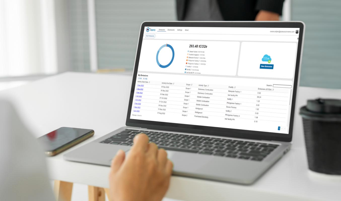 Using Convene 2zero to measure carbon emissions of BFSI companies